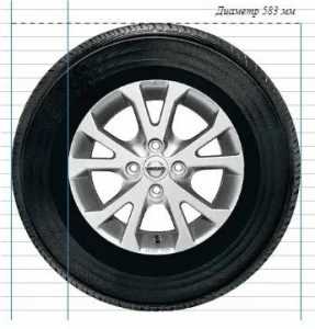 Стандартные характеристики покрышек для модели 2111